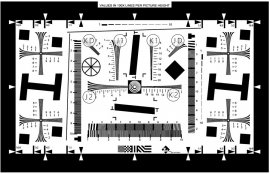 标准测试ISO12233分辨率测试卡