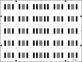 电子相机分辨率测试卡(调制深度IEC 61142)